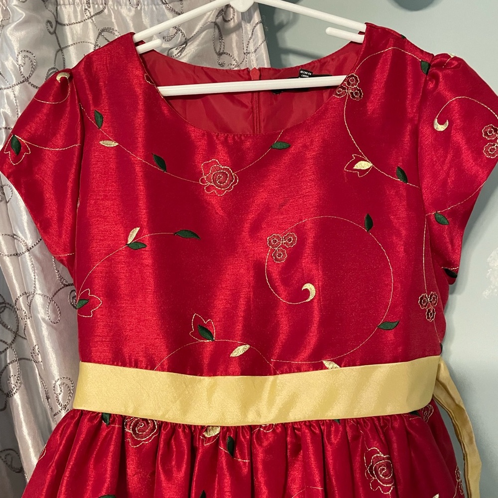 Red Girls Holiday Dress